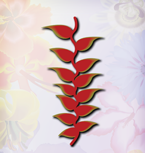 Patuji red leafy flower